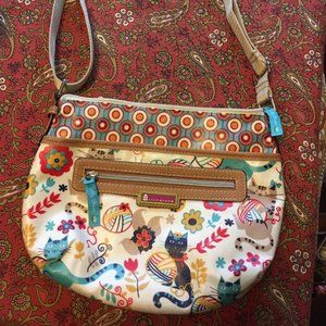 Lily Bloom Crossbody Cat Purse